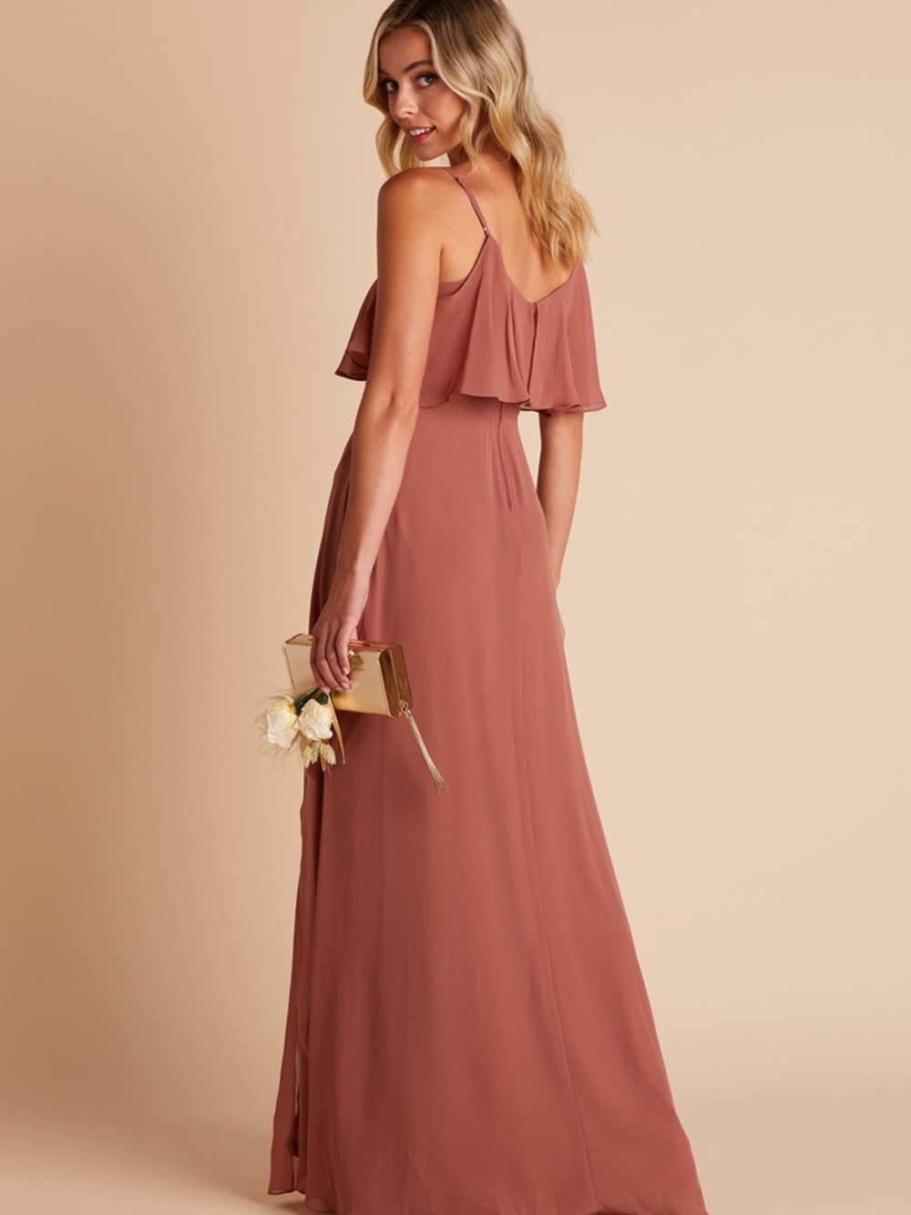 Birdy Grey Jane Convirtable Chiffon Dress with Side Slit - Picture 5 of 8